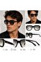 Unisex Sunglasses with Uv400 Protection Black Eyewear