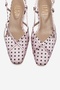 Olena Pink Black Polka Dot Women's Heeled Sandals - 2