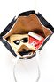 Textured Patterned Women's Jute Straw Beach and Daily Use Wide Shoulder Bag with Rope Handles and Zipper - 3