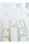 Lcw Kids White Crew Neck Printed Girls' Dress - 5