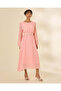 Women Pink Printed Casual Dress - 4