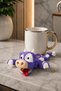 Cute Cow Design Coaster - Special Purple & White Color, Decorative Gift Mug Coaster (Coaster)