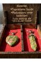 Unakite Stone Natural Stone Double Necklace Set with Wooden Box - 2