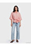 Lcw Vision Pink Belted Striped Women's Shirt - 2