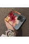 Redmi Note 11 Pro 5g Compatible Silicone Edge Hard Back Case Couple Phone Case with Floral Pattern - 4