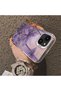 iPhone 15 Plus Compatible Silicone Edge Hard Back Case Couple Phone Case Butterfly Pattern - 4