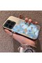 Redmi K90 5g Compatible Silicone Edge Hard Back Case Couple Phone Case with Floral Pattern - 2