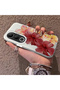 Vivo V50 Lite Compatible Silicone Edge Hard Back Case Couple Phone Case with Floral Pattern - 2