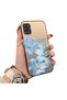 Samsung Galaxy A31 Compatible Silicone Edge Hard Back Case Couple Phone Case with Floral Pattern