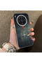 Tecno Camon 40 Premier 5g Compatible Silicone Edge Hard Back Case Couple Phone Cover with Airplane Pattern - 3
