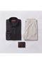 Men's Linen Look Classic Loose Fit Long Sleeve Dad Shirt with Pockets - 2