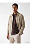Lcw Vision Beige Regular Fit Shirt Collar Men's Jacket
