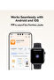 ساعة ذكية WATCH FIT 5 بشاشة عرض كاملة 43 ملم متوافقة مع iOS وأندرويد - باللون الأرجواني - 4