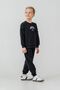 Boy's Embroidered Black Long Sleeve Tracksuit Set Us2631-C-V1 - 4