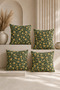 Yellow Daisy Garden Gift Digital Printed 4-Piece Throw Pillow Cover