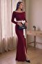 Maxi Balık Slit White Bow Graduation Evening Dress