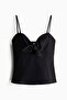 Tie-detail poplin top - 6