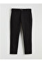 Black Slim Fit Gabardine Men's Chino Trousers - 5
