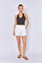 Women's Black Halter Neck Polka Dot Blouse - 3