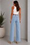 Women's Palazzo Denim Jeans High Waist Comfortable Fit - 3