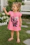 Little Love 100% Cotton Combed Cotton Girls' Summer Dress 229199
