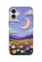 iPhone 16 Plus Compatible Printed Transparent Phone Case |   Collection: Pastelbloom Soft Series