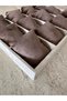 12-Compartment Wooden Watch and Jewelry Stand with Baby Face Velvet Fabric - Organizer Size (35X24X5)Cm - 5