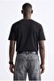 Men's Crew Neck Regular Fit T-Shirt - Black - 3