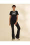 Women Black Printed T-Shirt - 5
