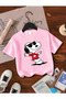 Snoopy New Season Printed Circular Neck Cotton Short Sleeve Children's Tshirt