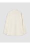 Xside Beige Striped Muslin Oversize Women's Shirt - 7