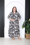 Xlmodam Women's Linen Fabric Plus Size Dress - 4