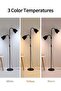 LED Floor Lamp with Double Lights, Vertical Ground Lamp With Adjustable Reading Light, Standing Light for Living Room, Bedroom, Office - 6