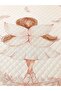 Winged Princess Patterned Baby and Kids Printed Single Pique Set 160 X 220 cm White - 2