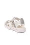 White Velcro Girls' Sandals - 4