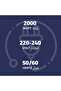فرن كهربائي سعة 45 لتر بقوة 2000 واط و3 مقابض تحكم - أبيض - 3