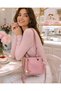 Women's Hand and Shoulder Bag Klasya Leather Crossbody Mini Bag with Star Accessories 19X15X9 cm - 2