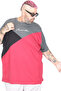 Mode XL Large Size T-Shirt Bis New Bıe 26127 Anthracite - 3