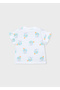 Girl's Printed Ruffle Sleeve T-Shirt 3018 - 5