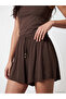 Brown Modal Blend Women's Shorts - 3