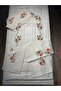 Dowry 6 Piece Floral Embroidered Etamine Prayer Rug Set Bundle Set
