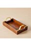Loretta Serving Tray - Elegant Acacia Wood Tray 35x22x7cm