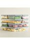 4 قطع من منظمات الثلاجة، حاوية تخزين متعددة الأغراض للثلاجة، صندوق طازج، شفاف وقابل للتعديل