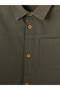 Özmarka New Season Khaki Boys' Basic Shirt - 5
