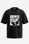 Eminem_7 Design Printed Unisex Oversize Black Tshirt