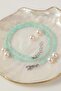 Amazonite Stone Faceted Cut Pendant – 3 mm – Stainless Steel - 6