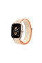 Watch 22mm Compatible Mesh Hook and Loop Strap - Cream - 3