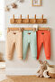 3-Pack 100% Cotton Flexible Ribbed Baby Alpine Pants Unisex