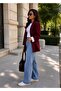 سترة نسائية مخططة ومبطنة - 5