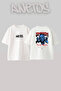 Eminem Slim Shady_6 Design Printed Unisex Oversize White Tshirt